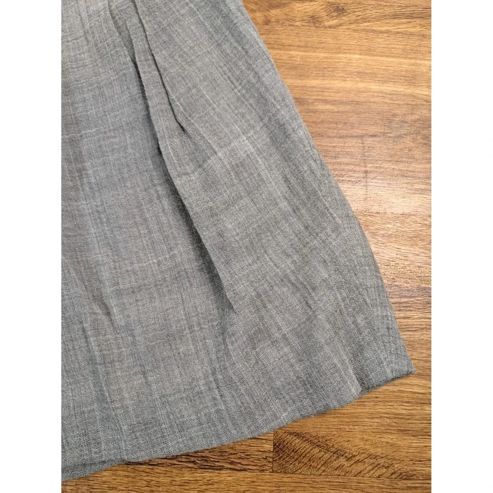 Gunex by Brunello Cucinelli Wool Knee Length Skirt Us 6 Grey
